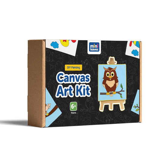 Canvas Craft Art Paint Kit for Beginner 4 to 6 Years- Set of 4 - The Crafthives