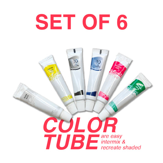 Water Color Tube 6 Primary Colors - The Crafthives