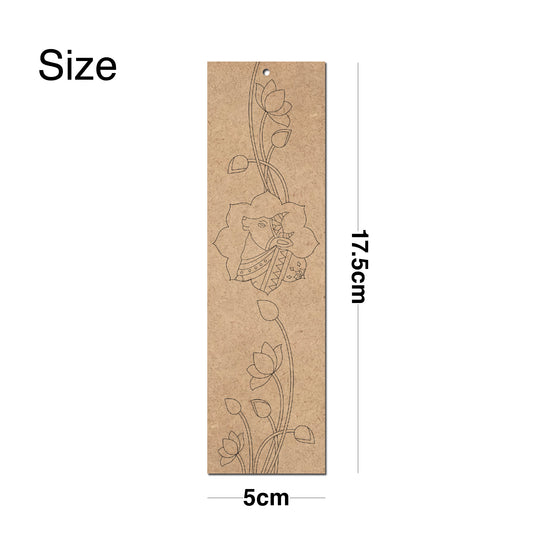 Wooden Bookmarks – Mandala & Pichwai Art | Set of 4 - The Crafthives