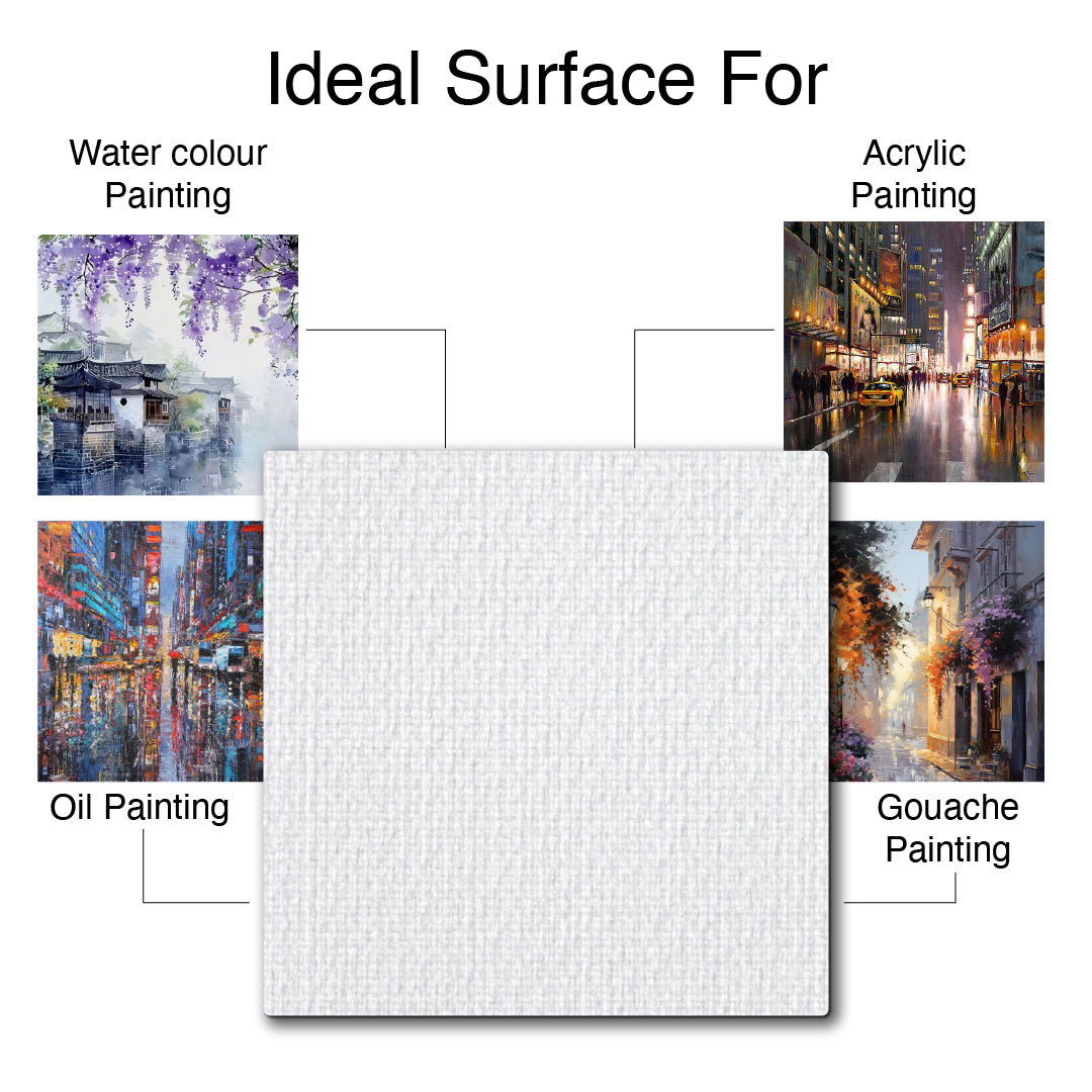 4x4 Inch Art Painting Canvas Set of 2