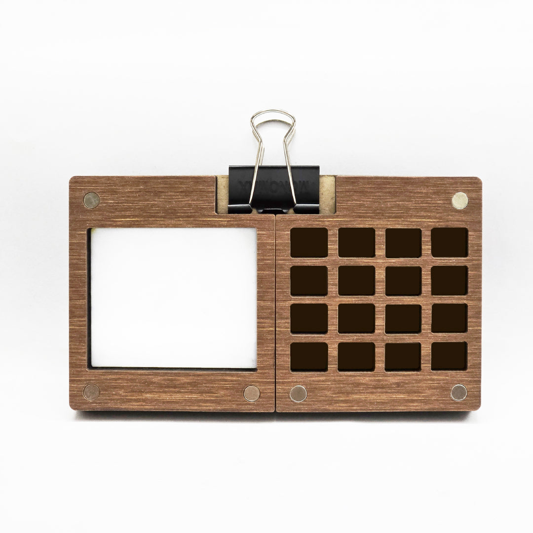 The Crafthives Mini Portable Wooden Color Palette