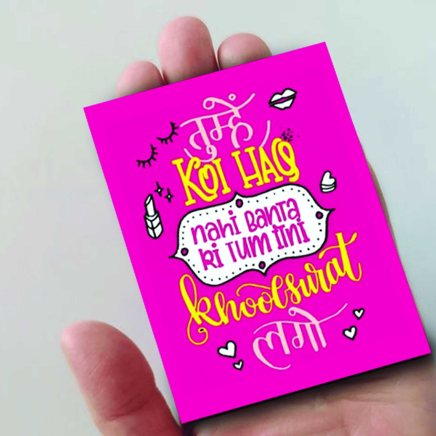 Quote Fridge Magnets Set of 6-Hindi Quotes