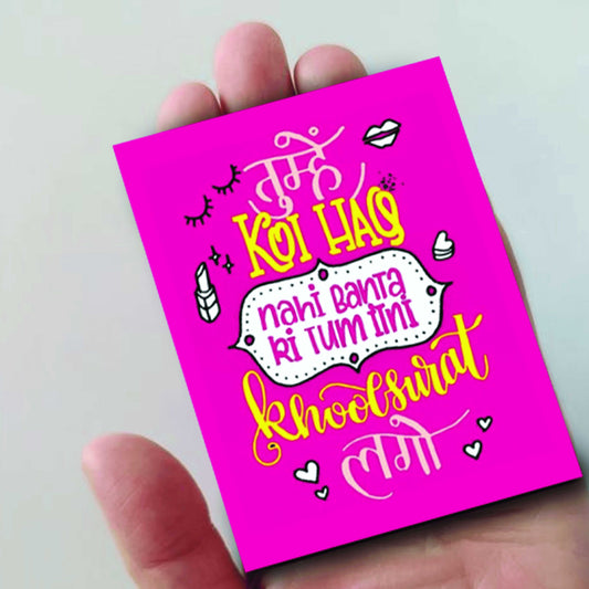 Quote Fridge Magnets Set of 6-Hindi Quotes