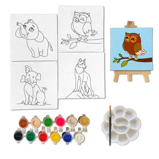Canvas Craft Art Paint Kit for Beginner 6+ Years - The Crafthives