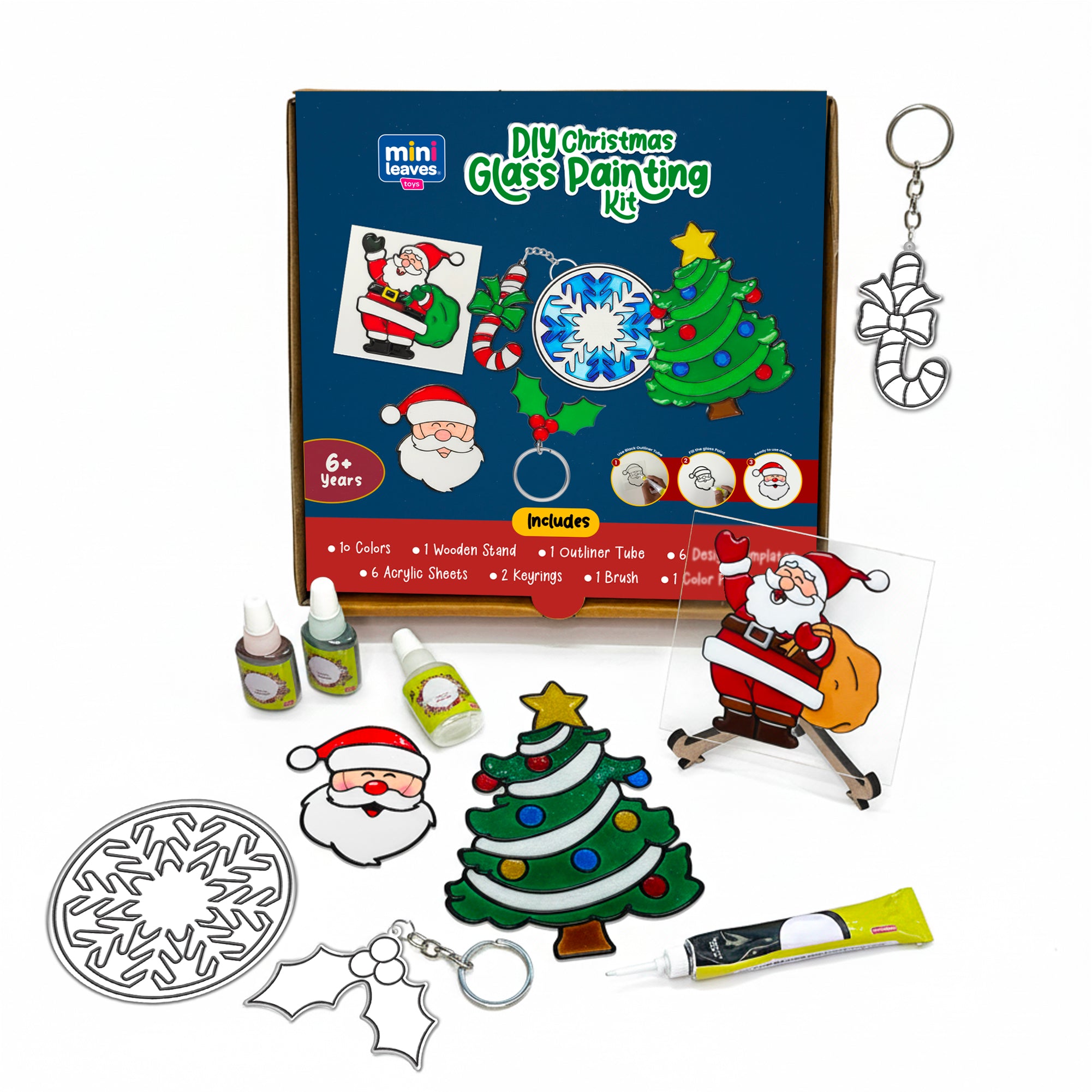 DIY Glass Painting Kit for Kids (6+ Years) – Fun, Creative & Beginner Friendly