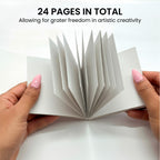 Combo Pack- Mini Travel Sketch Book (Pack of 2 ) & Water Colors