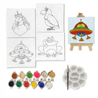 Canvas Craft Art Paint Kit for Beginner 4 to 6 Years- Set of 4 - The Crafthives
