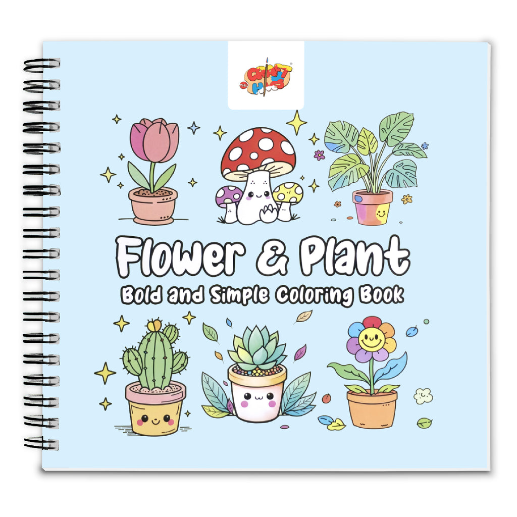 Flower & Plants : Coloring Book