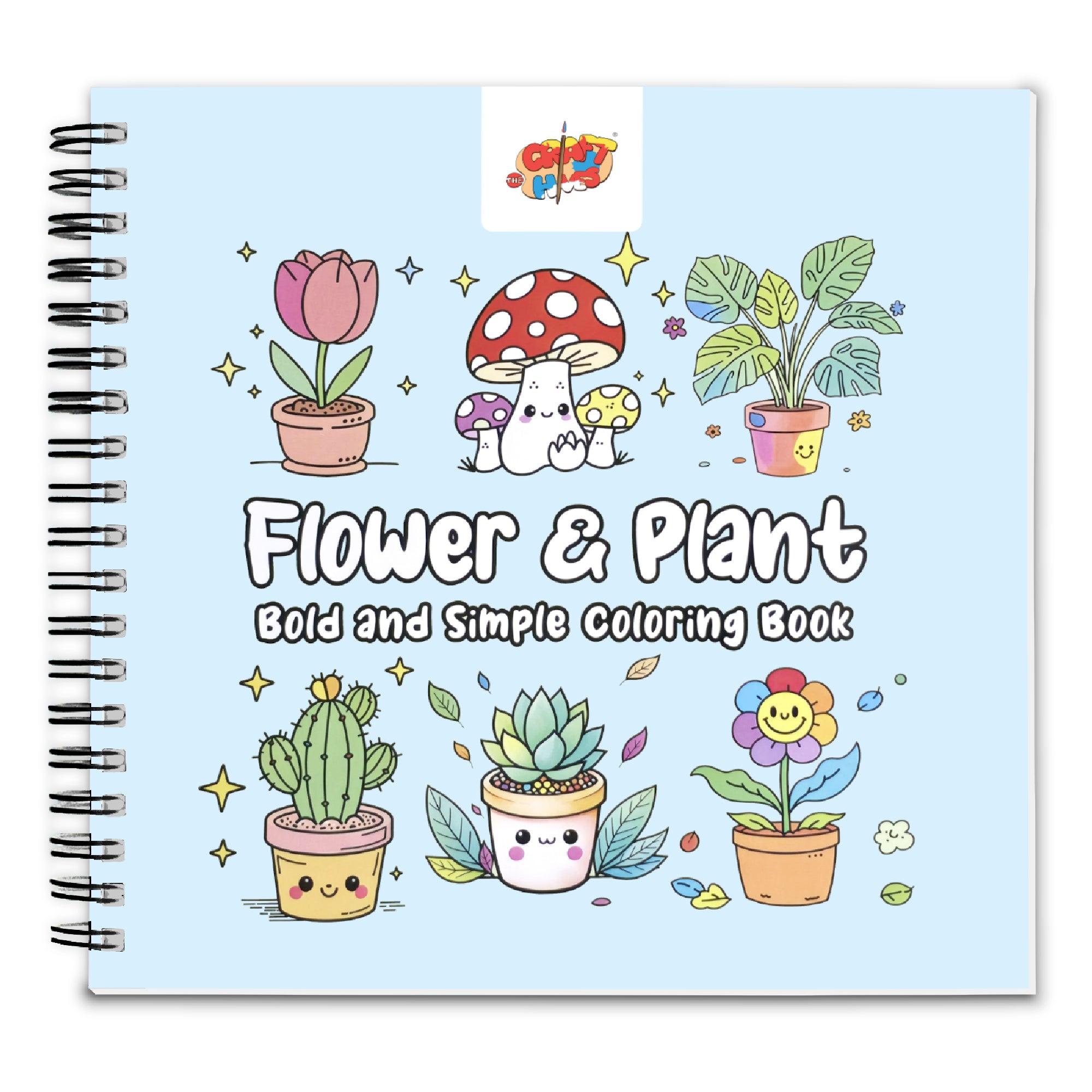 Flower & Plants : Coloring Book