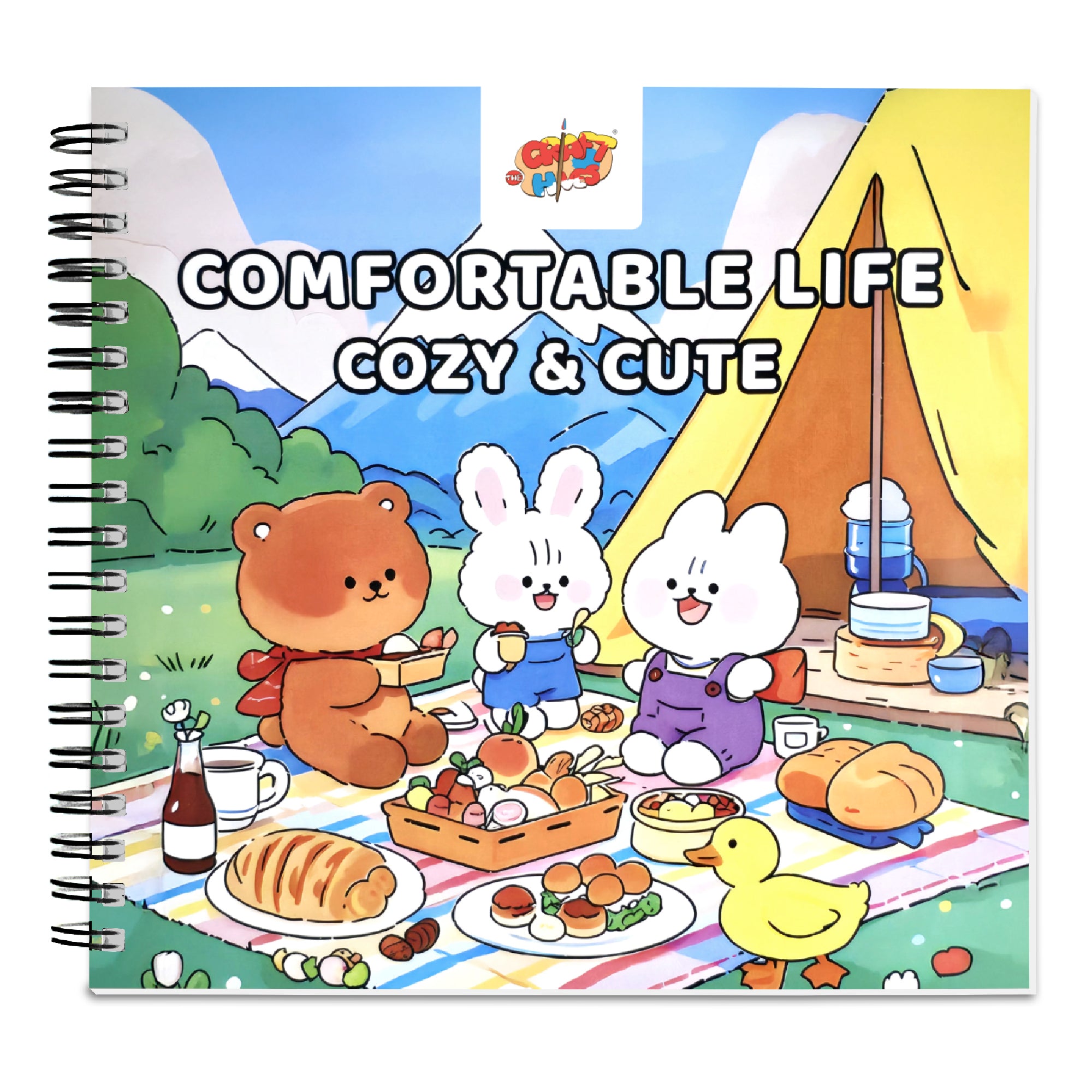 Bestie Moments – Cute & Girly Coloring Book | 12 Acrylic Markers