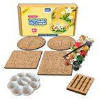 Pichwai Art Kit - Advanced DIY Tea Coaster Set of 4