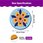 Mandala Tea Coaster Art and Craft Kit- Advanced Level 6+ - The Crafthives