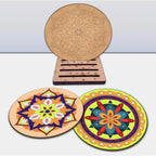 Mandala Painting Kit Tea Coaster Art and Craft Kit- Advanced Level 6+ - The Crafthives
