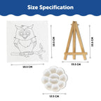 Canvas Craft Art Paint Kit for Beginner 4 to 6 Years- Set of 4 - The Crafthives