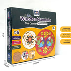 Mandala Tea Coasters Art and Craft Kit 6+ Years- Beginner - The Crafthives