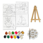 Canvas Craft Art Paint Kit for Beginner 4 to 6 Years- Set of 4 - The Crafthives