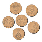 Mandala Tea Coasters Art and Craft Kit 9+ years Advance - The Crafthives