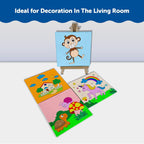 Mini Canvas Art and Craft Paint Kit For 4+ Set of 4 - The Crafthives