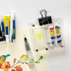 The Crafthives Mini Travel Art Kit- Acrylic (Water Colors Shades of 6) - The Crafthives