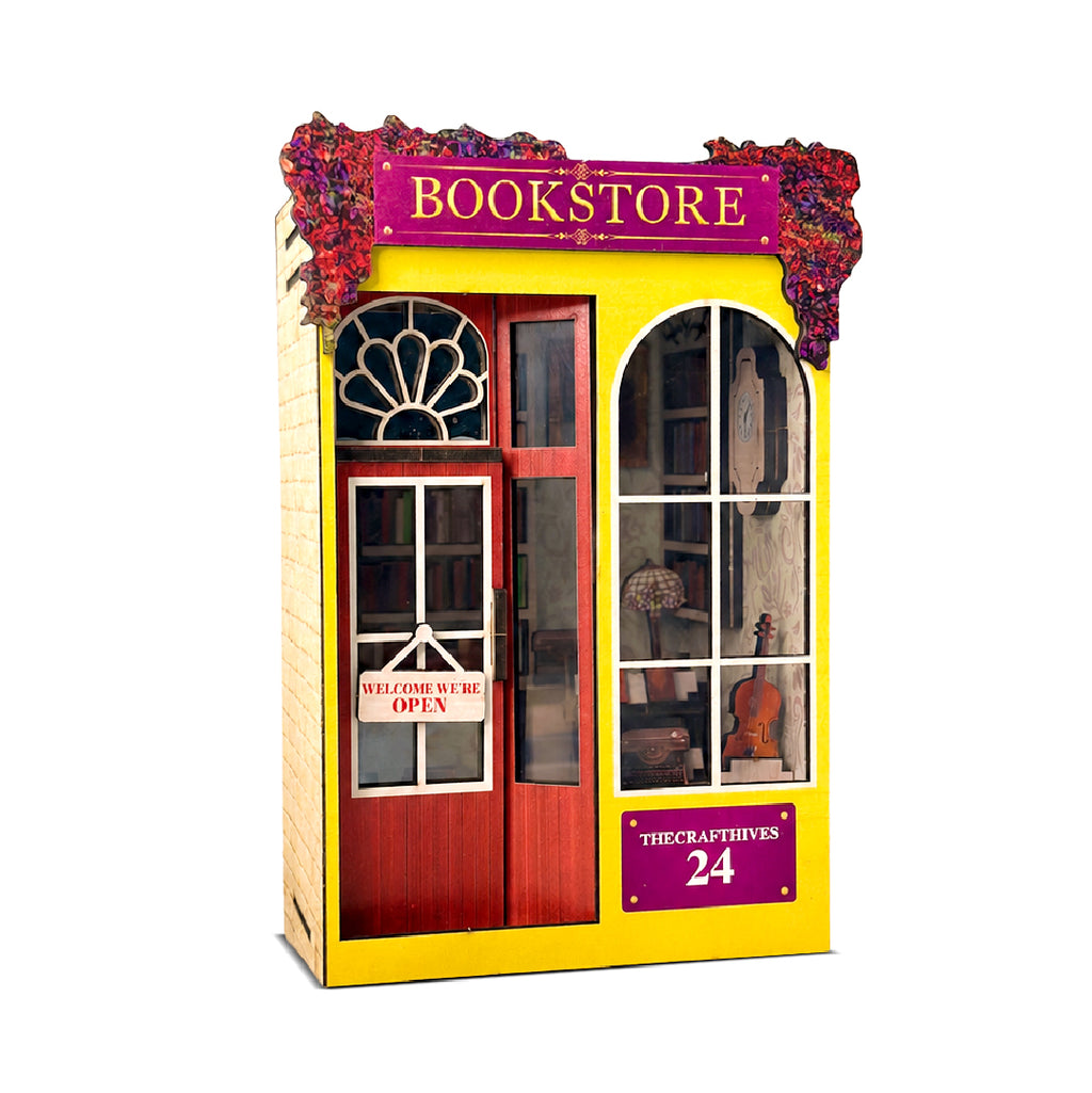 DIY Miniature Bookstore Kit