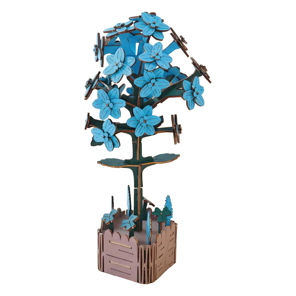 Hydrangea 3D Wooden Flower Pot DIY Craft Kit