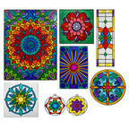 Mandala Glass Painting Kit | DIY Stained Glass Mandala Art Set – The Crafthives