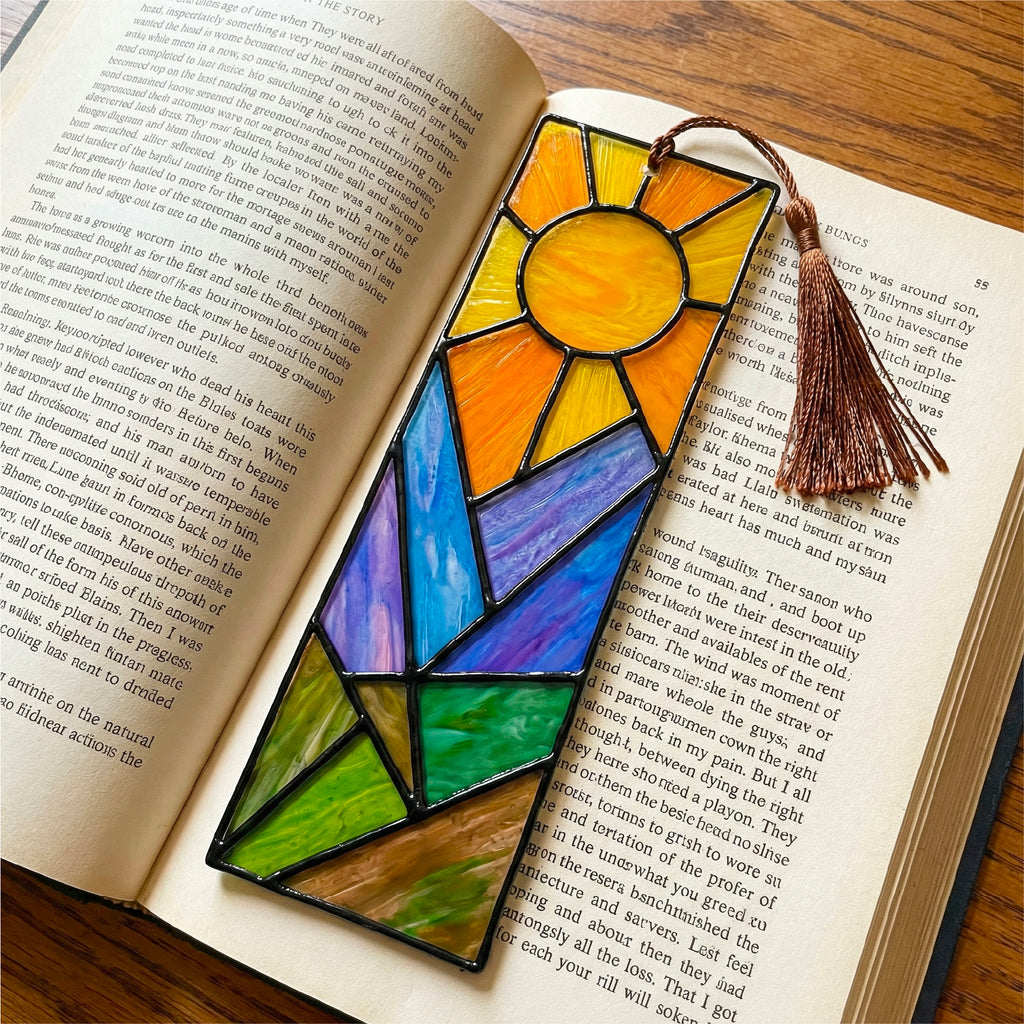 Abstract Glass Painting Kit | DIY Stained Glass Style Art Set with Acrylic Templates – The Crafthives