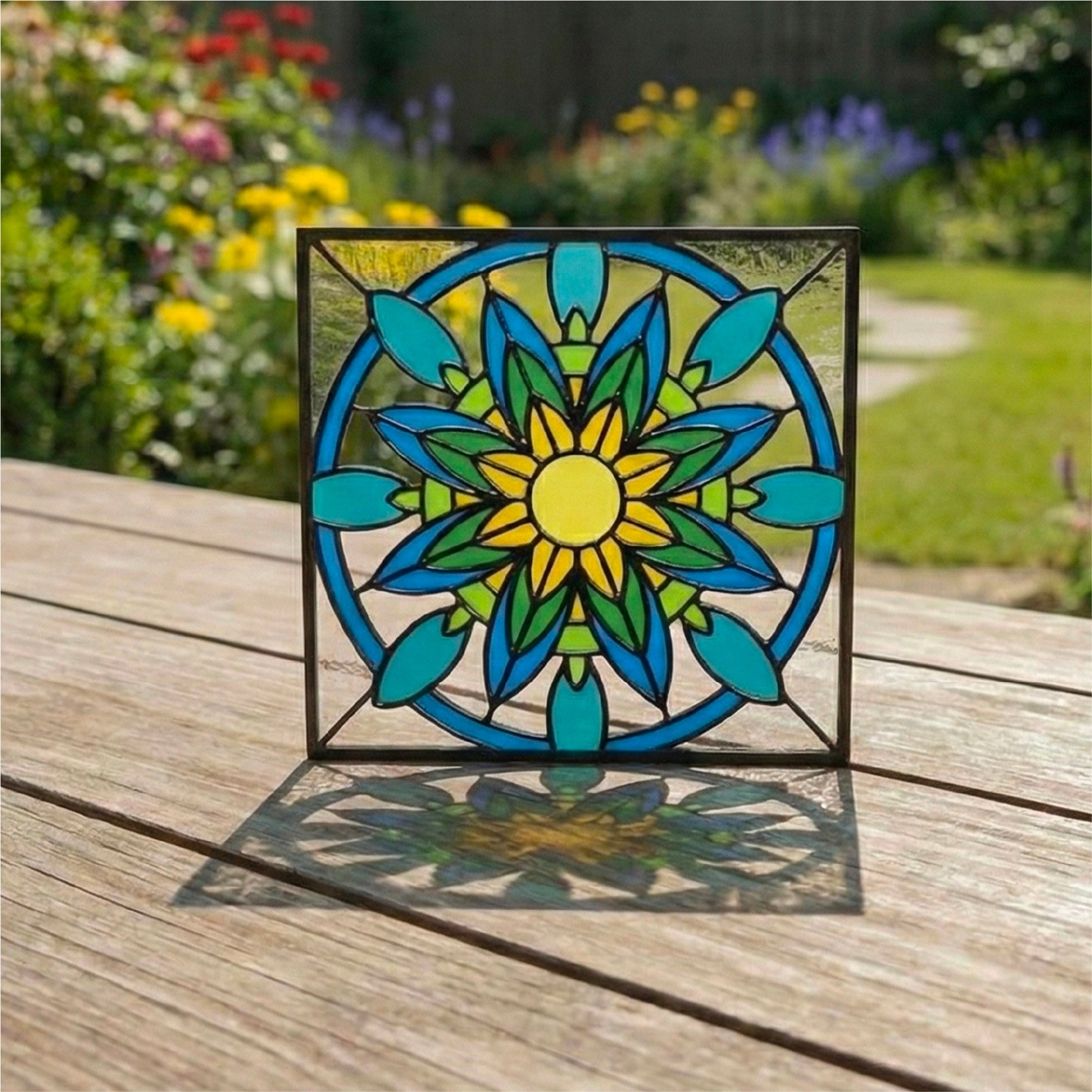 Mandala Glass Painting Kit | DIY Stained Glass Mandala Art Set – The Crafthives