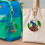 Peacock Glass Painting Kit | DIY Stained Glass Peacock Art Set – The Crafthives