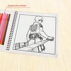 Attack On Titan Anime Coloring Book Volume 3 | 24 Sketch Pens – The Crafthives