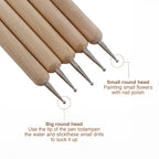Dotting Tool Wooden 5 Pieces Set