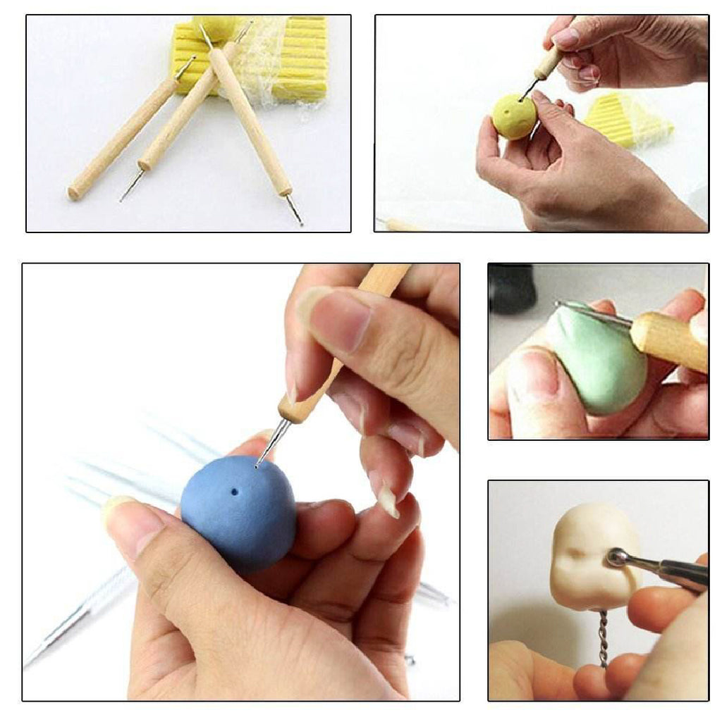 Dotting Tool Wooden 5 Pieces Set