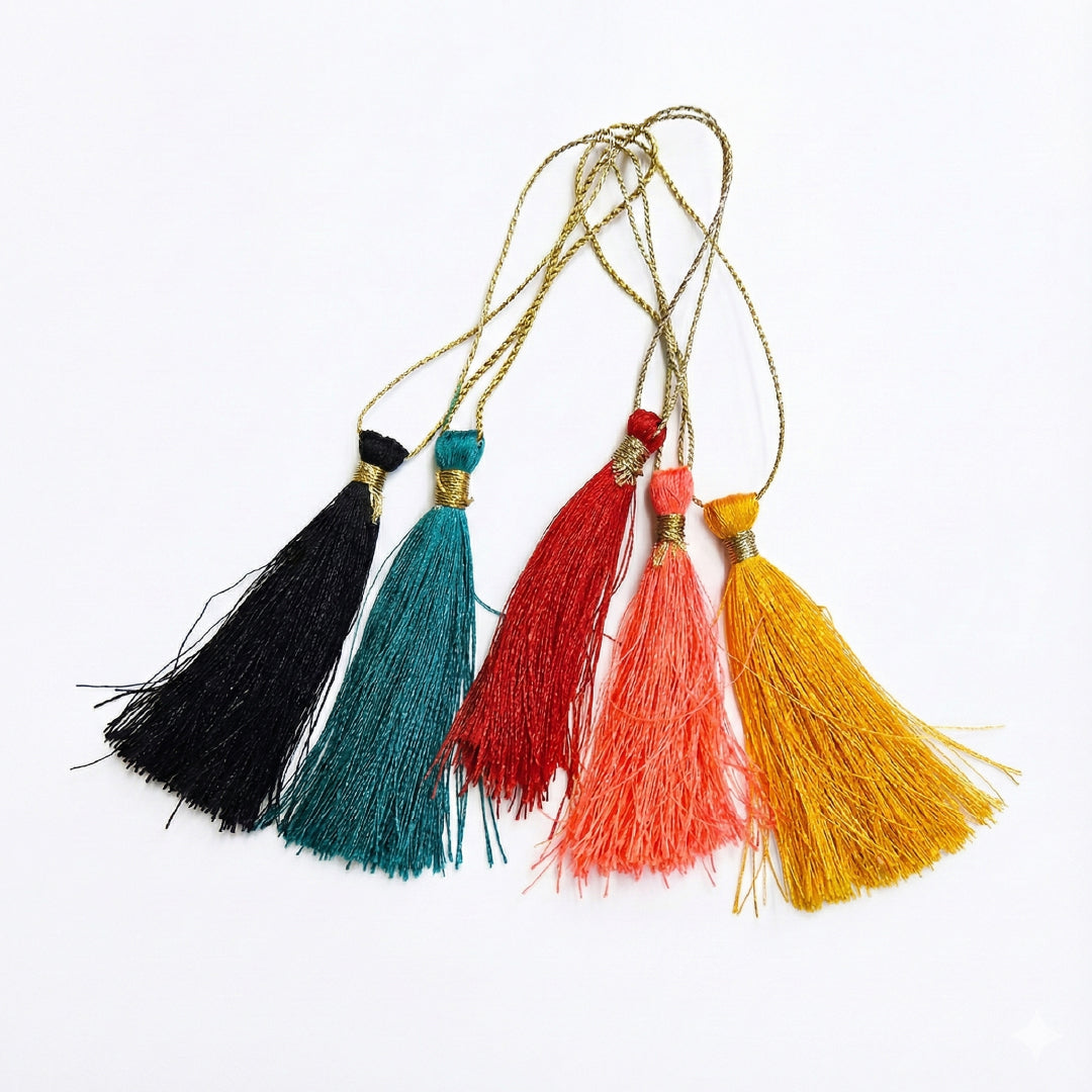 Tassel Set | 5 Colours | Pack of 5 (For Bookmarks)
