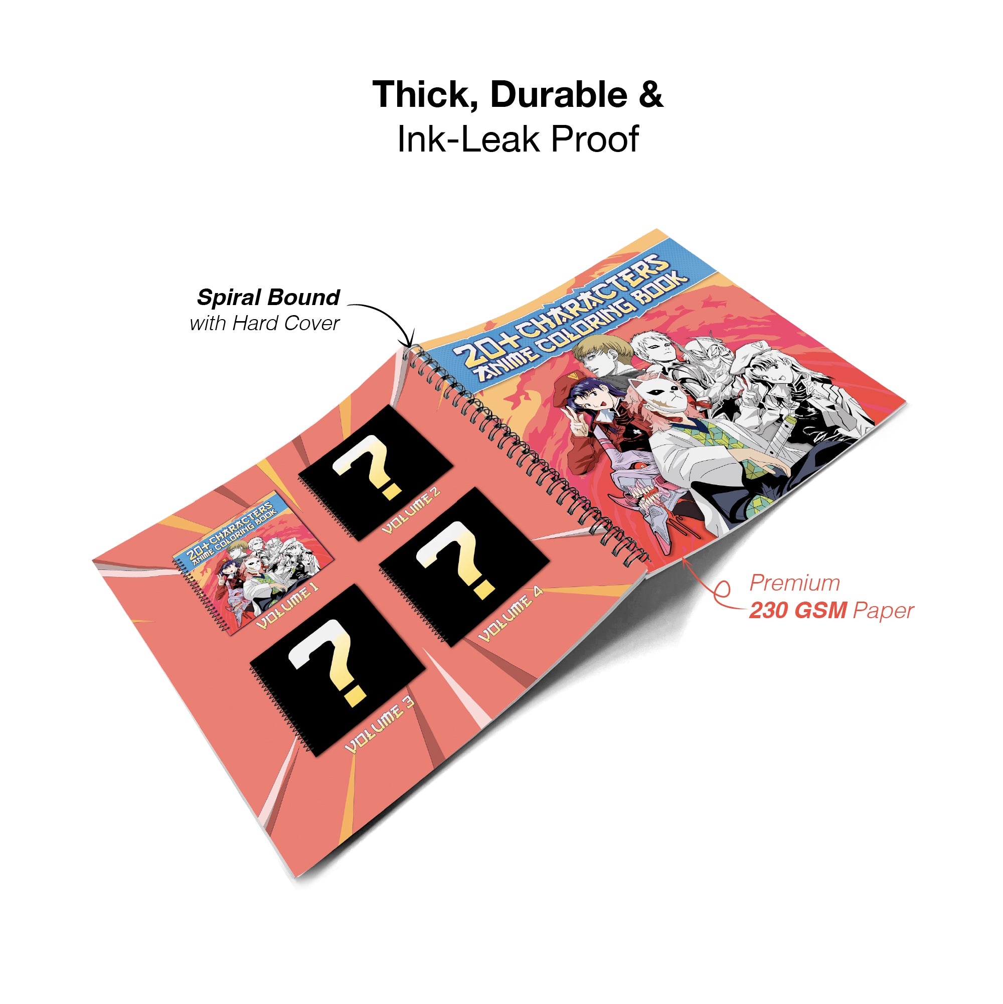 Anime Coloring Book | With 24 Sketch Pens – The Crafthives