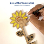 Creative Me DIY 3D Wooden Flower Pots Art and Craft Paint Kit for 4+ - Set of 2 - The Crafthives