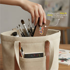 Mini Travel Art Wooden Palette with Clip