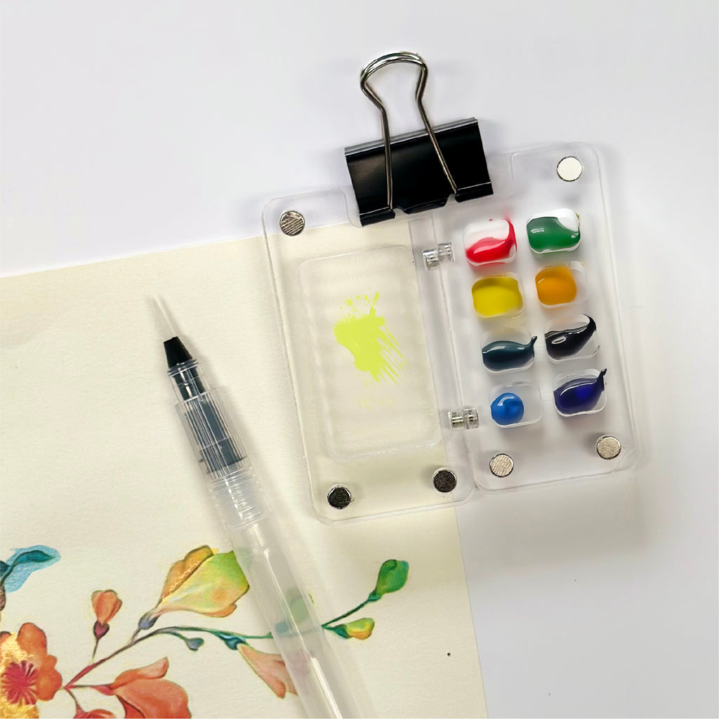 The Crafthives Mini Travel Art Kit- Acrylic - The Crafthives