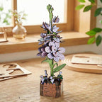 Hyacinth  3D Wooden Flower Pot DIY Craft Kit