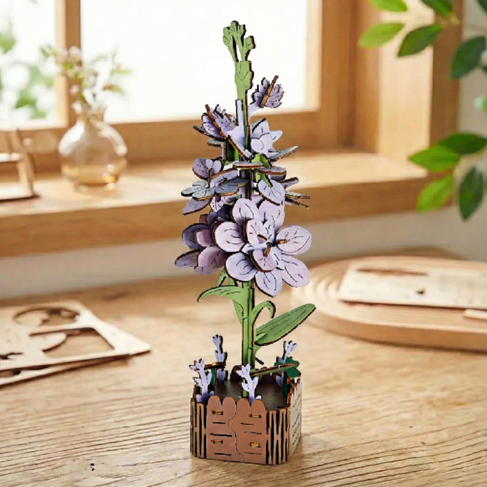 Hyacinth  3D Wooden Flower Pot DIY Craft Kit