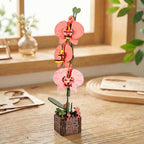 Orchid 3D Wooden Flower Pot DIY Craft Kit