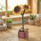 Sunflower 3D Wooden Flower Pot DIY Craft Kit