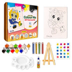 Baby Girl DIY Canvas Art and Paint Kit 6+ Years - The Crafthives