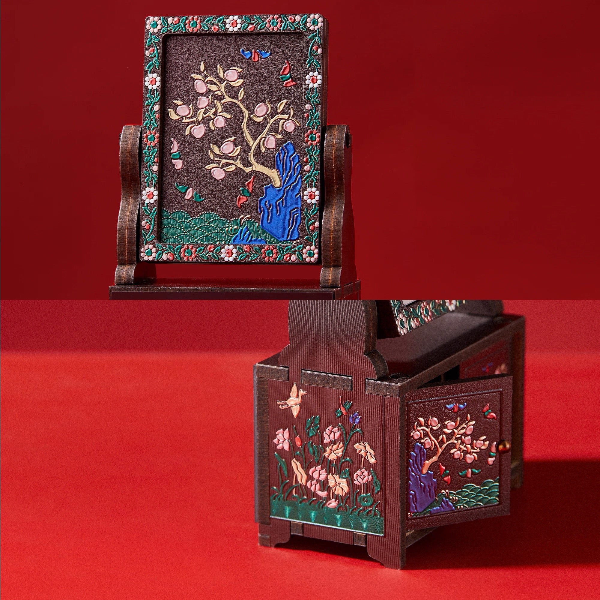 DIY Mini Wooden Vintage Mirror Kit – DIY Retro Home Décor Craft Set