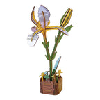 Iris 3D Wooden Flower Pot DIY Craft Kit