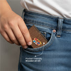 Mini Travel Art Wooden Palette with Clip