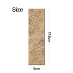 Floral Wooden Bookmark Set – Pack of 4 with Paint Sets