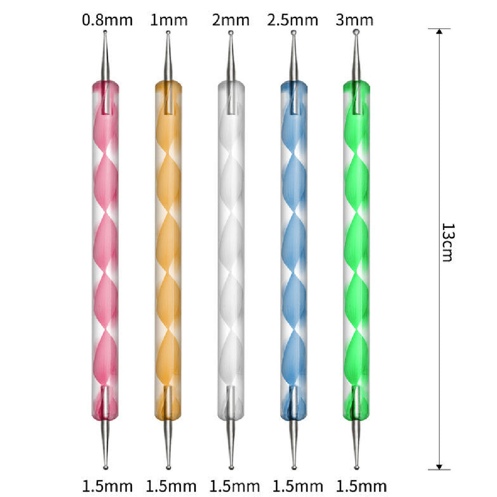 Dotting Tool Glass 5 Piece Set