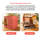 DIY 3D Wooden Miniature Cafe Kit