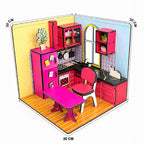 DIY 3D Wooden Miniature Kitchen Kit