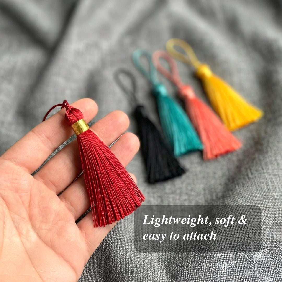 Tassel Set | 5 Colours | Pack of 5 (For Bookmarks)